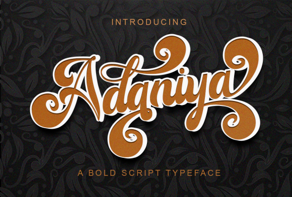 Adaniya: A Bold Handwritten Font for Striking Web Typography