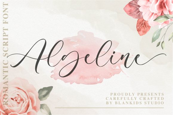 Algeline: A Handwritten Script Font for Luxurious Editorial Design