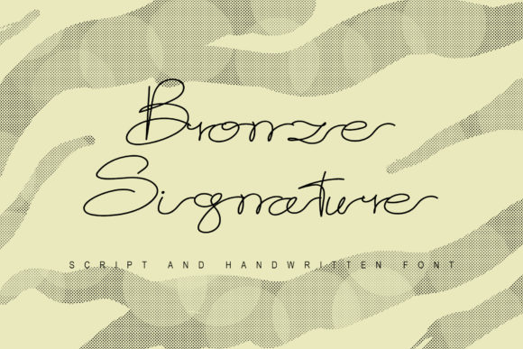 Bronze Signature: A Premium Script Font for Web Design