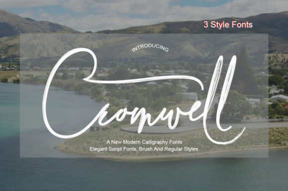 Cromwell: A Luxury Handwritten Font for Editorial Design