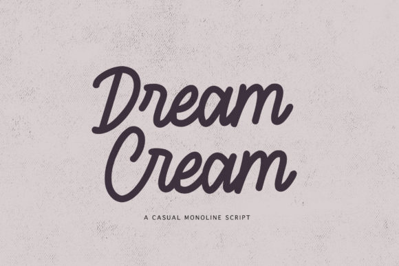 Dream Cream: A Handwritten Font for Editorial Elegance