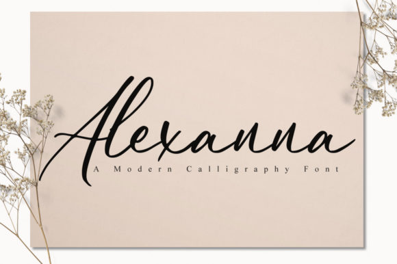 Elegant Script Font Alexanna: A Maker’s Best Friend
