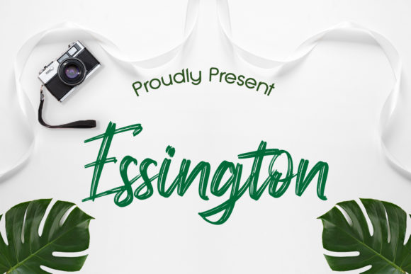 Essington: A Modern Script Font for Digital Design and Brand Identity