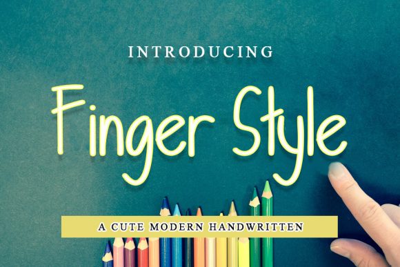 Finger Style: A Handwritten Font for Modern Web Design