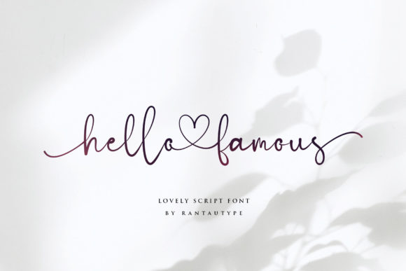 Hello Famous Font Review: Elevating Web Design with Elegant Script