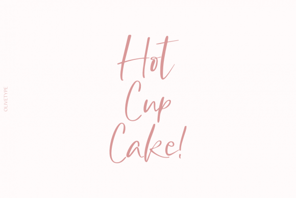 Hot Cup Cake: A Delicate Script Font for Web Design