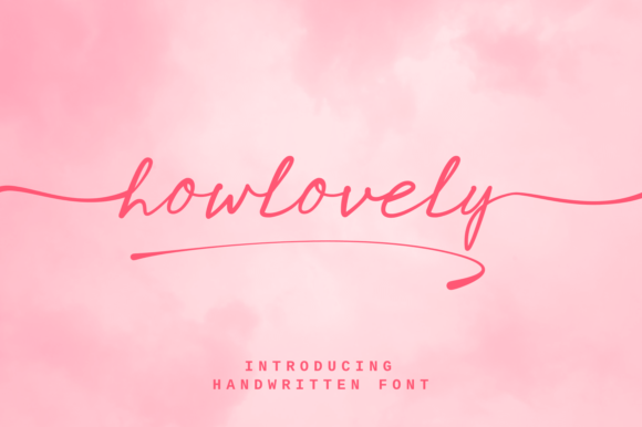 How Lovely: A Sweet Script Font for Web Design