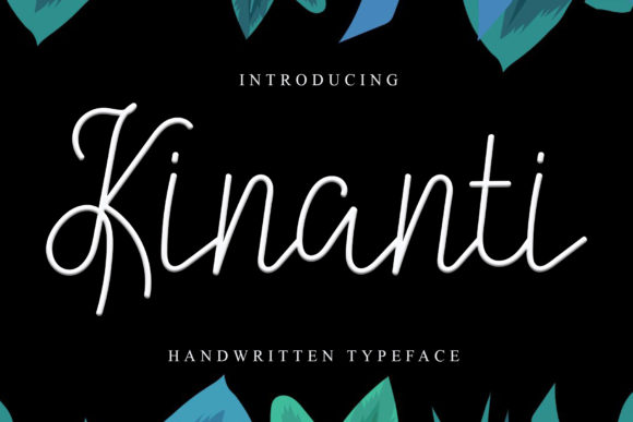 Kinanti: A Handwritten Font for Makers