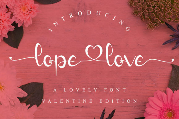 Lope Love: A Handwritten Font for Elegant Web Design