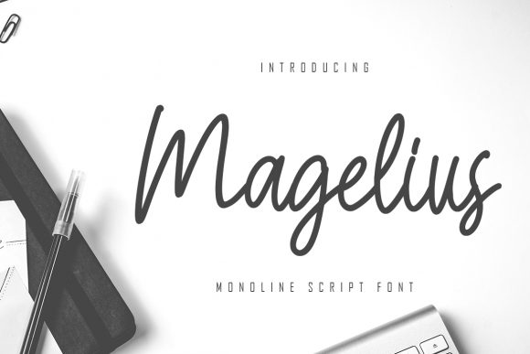 Magelius: A Delicate Handwritten Font for Elegant Branding