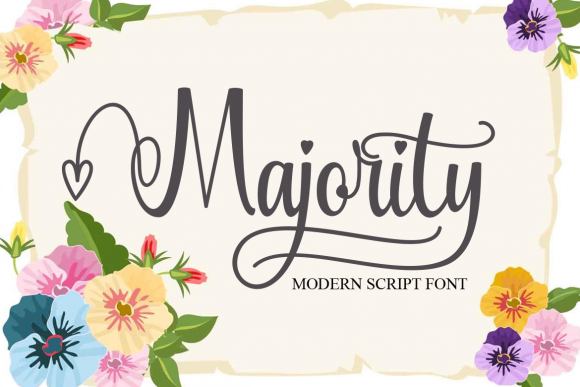 Majority: A Modern Script Font for Elegant Branding