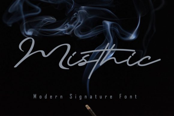 Misthic: A Modern Script Font That Elevates Digital Marketing Design