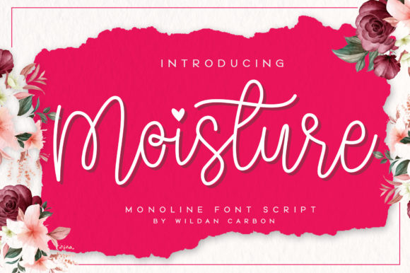Moisture: A Light Handwritten Font That Adds Luxury to Brand Designs
