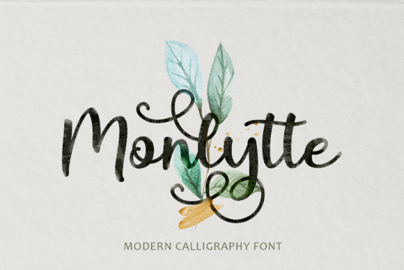 Monlytte: A Romantic Script Font for Web Design