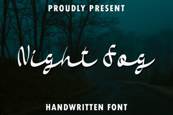 Night Fog: A Romantic Script Font for Handmade Labels, Invitations & More