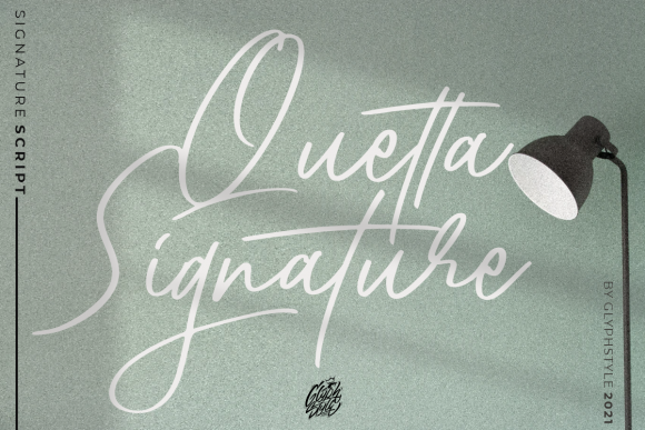 Quetta Signature: A Premium Script Font for Your Brand