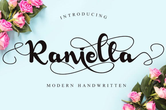 Raniella: A Sweet Script Font That Elevates Campaign Visuals