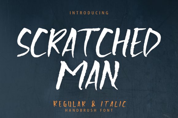 Scratchedman: A Unique Display Font for Editorial Design
