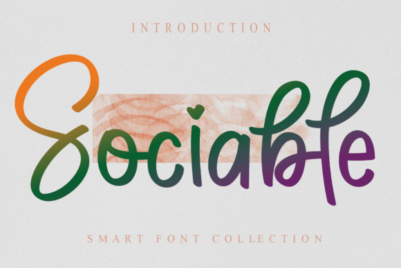 Sociable: A Warm Handwritten Font for Branding