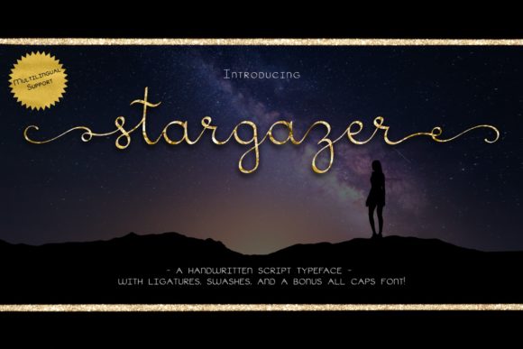 Stargazer: A Premium Handwritten Font for Marketers