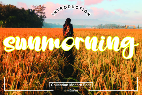 Sunmorning: A Bold Script Font for Brand Identity