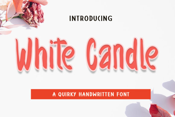 White Candle: A Sweet, Handwritten Font for Crafters and Makers