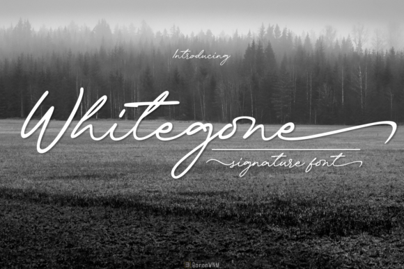 Whitegone Font: A Handwritten Typeface That Elevates Craft Designs