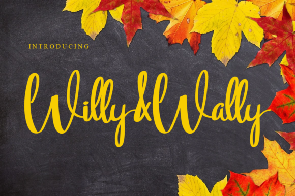 Willy Wally: A Fresh Handwritten Font for Editorial Design and Digital Publishing